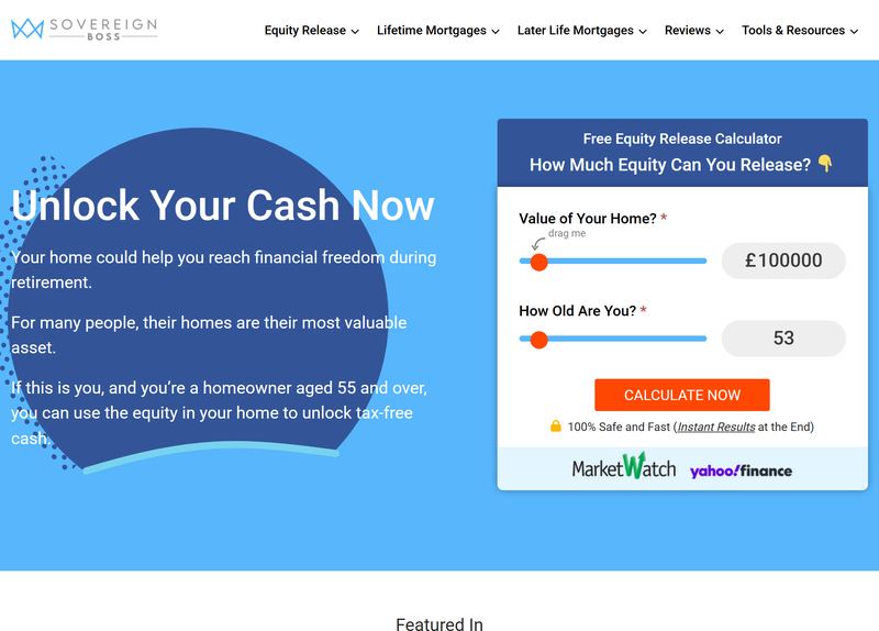 SovereignBoss.co.uk homepage screenshot